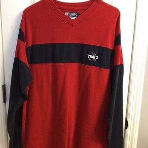 Ralph Lauren Chaps Vivid Red Knit Top